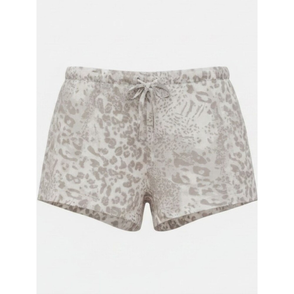 Women's Neutral Animal Print Lounge Shorts